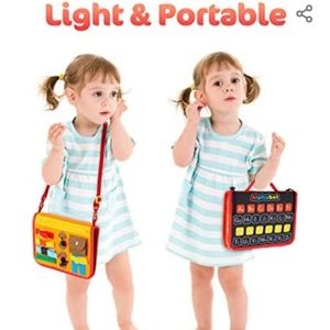 Topcolor Busy Board for Kids Toddlers Educational Sensory Board Fine Motor Skill